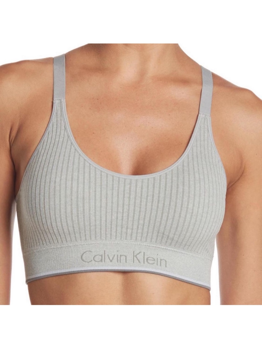 Calvin Klein Seamless Ribbed Lightly Lined Bralette